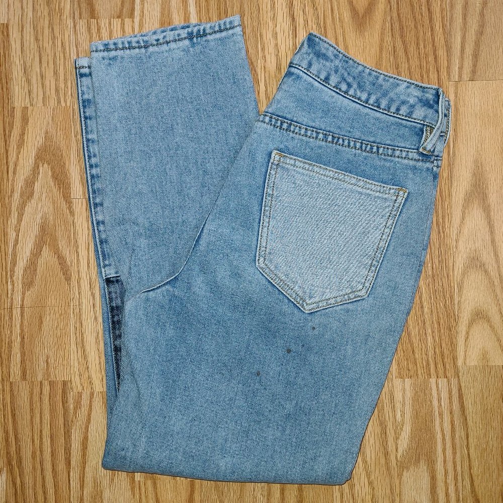 PacSun Color Block High Waisted Mom Jeans
